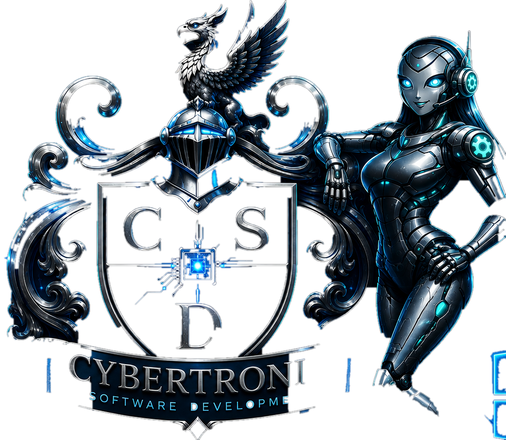 Cybertronix Software Development crest with Betty